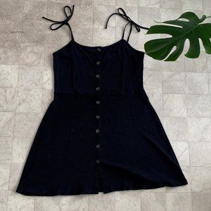 TopShop Lightly-Used Black Ribbed Dress